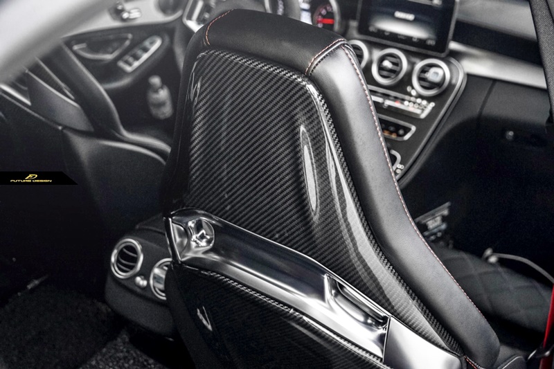 W117 CLA45 - AirWing Carbon Seat Back Shells 03